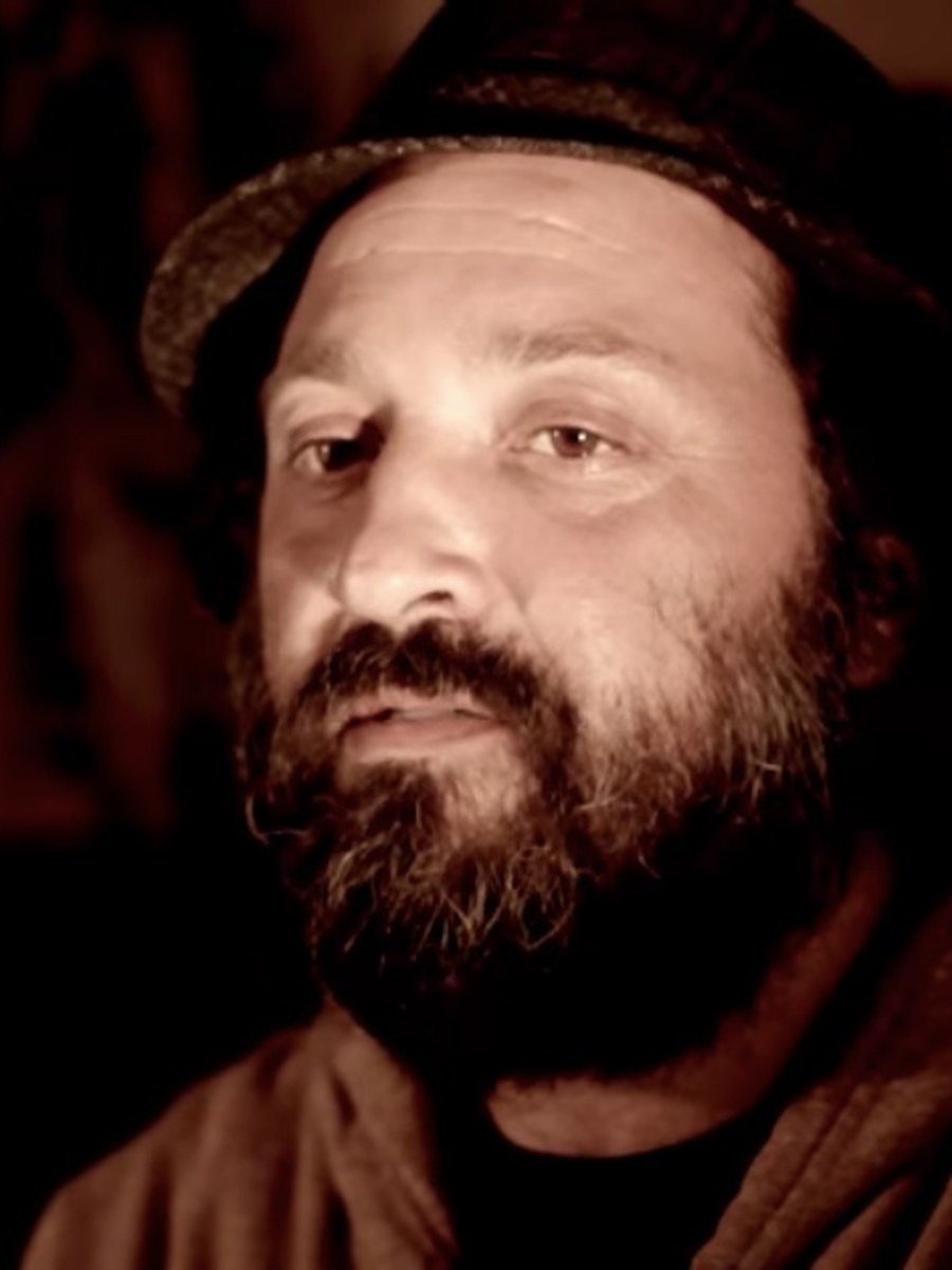 Portrait of Mr Brainwash, french-american artist, born 1966
