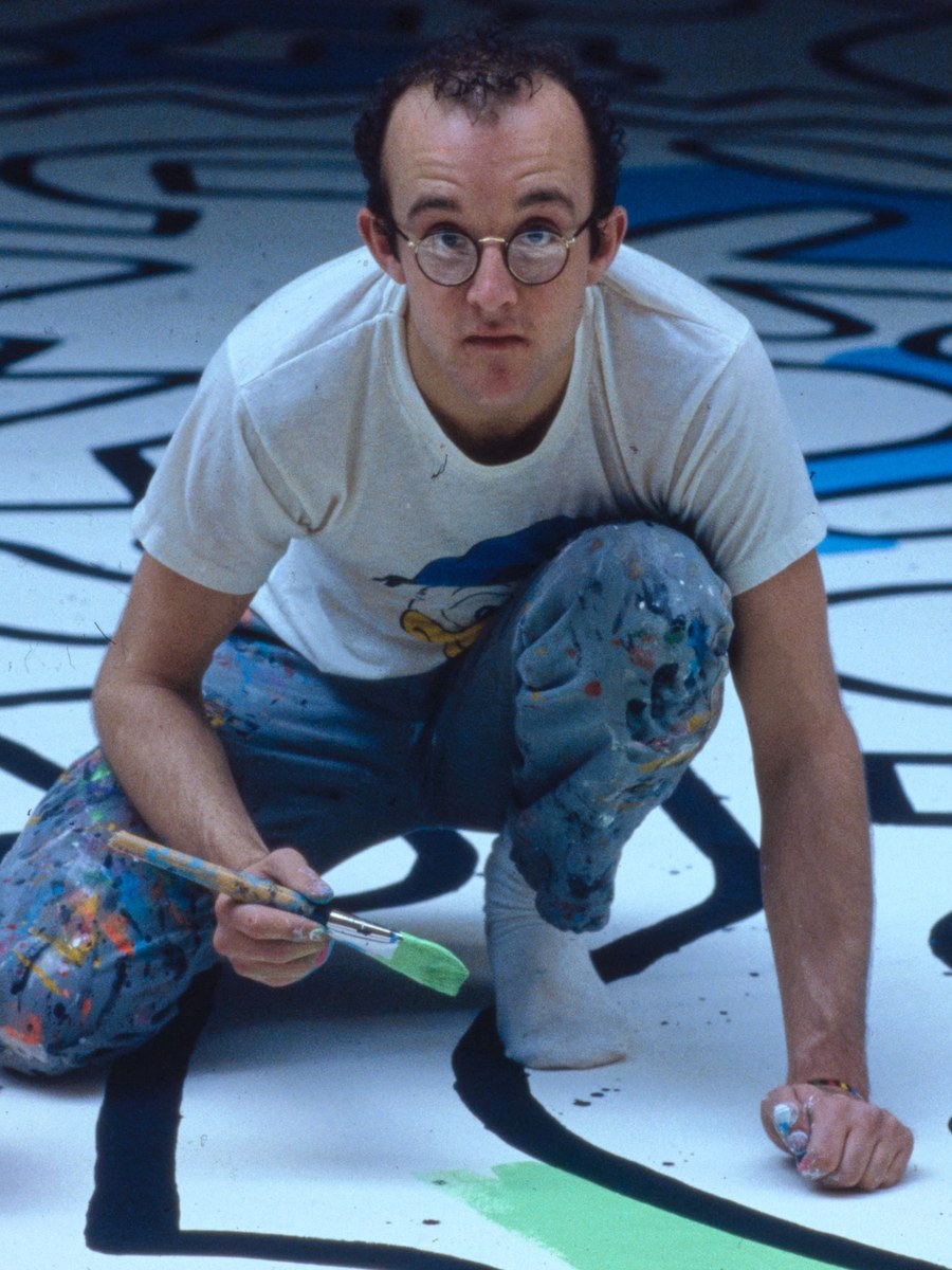 Portrait of Keith Haring, american artist and activist (1958–1990)