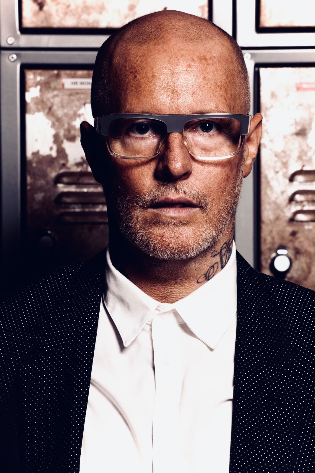 Portrait of Aidan Phelan, contemporary stencil and mixed media artist