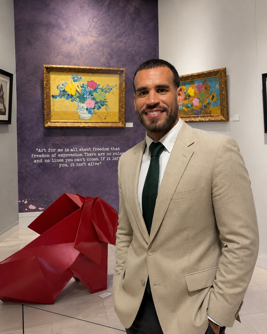 Portrait of Tevin Anthony Causon, Co-Founder & Curator of Causon Daniels