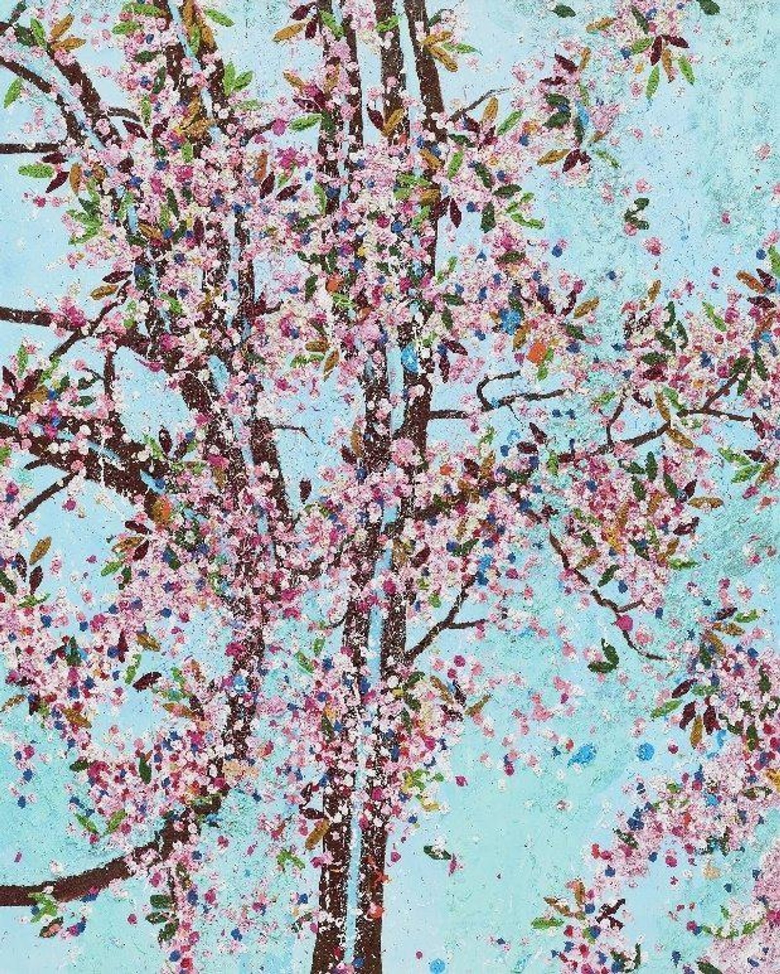 H9-2 Courage — original signed giclée print artwork by Damien Hirst, 120 x 96cm, 2021, The Virtues, available at Causon Daniels