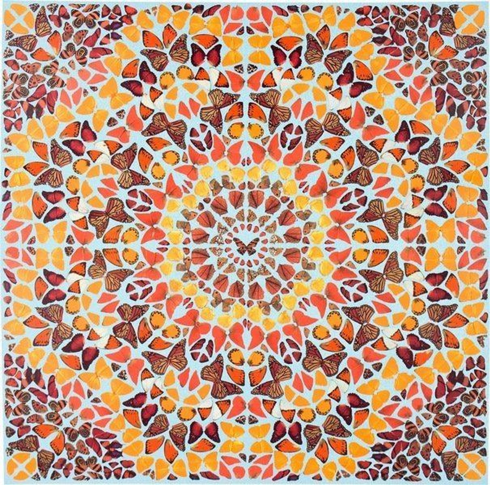 Pardon — original signed screenprint artwork by Damien Hirst, 92 x 92cm, 2012, Kaleidoscope, available at Causon Daniels