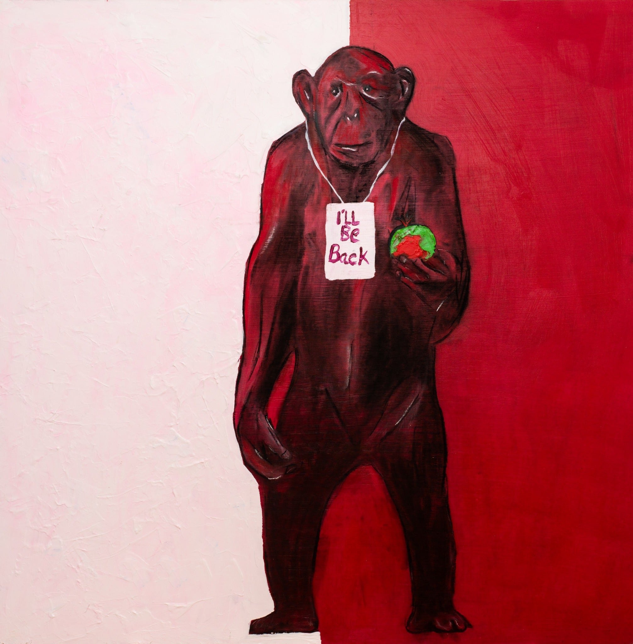 Isolation Island 15 — original stencil on canvas artwork by Aidan Phelan, 120 × 120 cm, 2025, Isolation Island, available at Causon Daniels