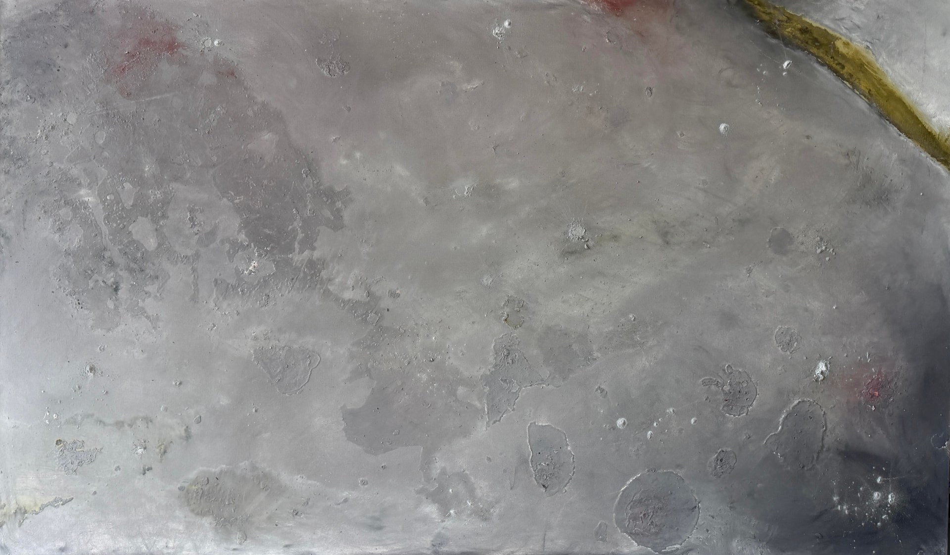 Moon — original mixed media on canvas artwork by Marta Salerno, 30 x 60in, 2026, available at Causon Daniels
