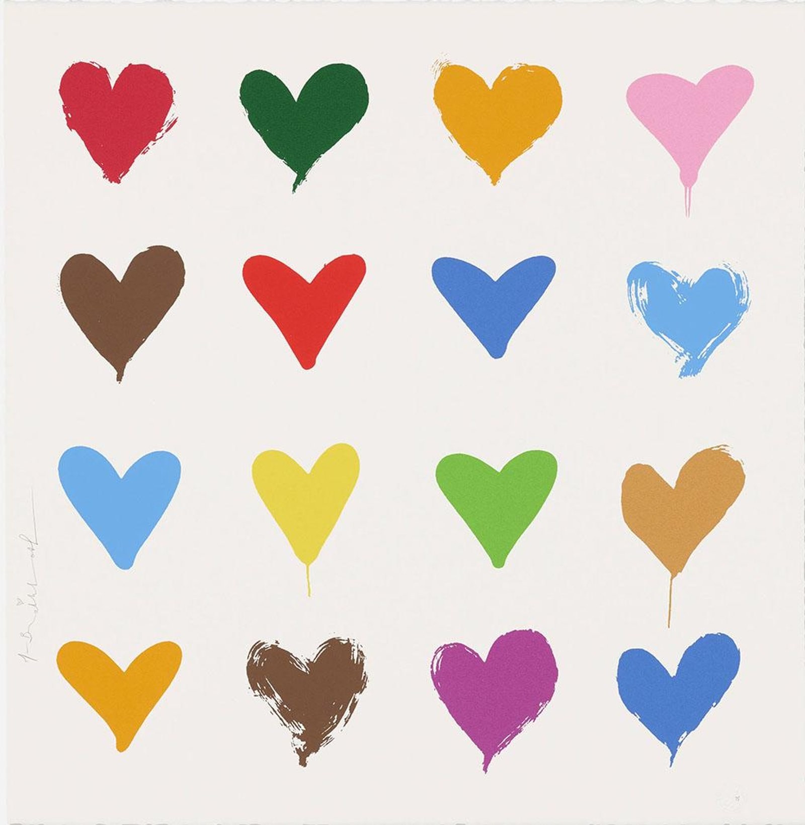 All You Need is He (Art) — original signed screenprint artwork by Mr Brainwash, 56 x 55cm, 2022, All You Need Is Heart, available at Causon Daniels