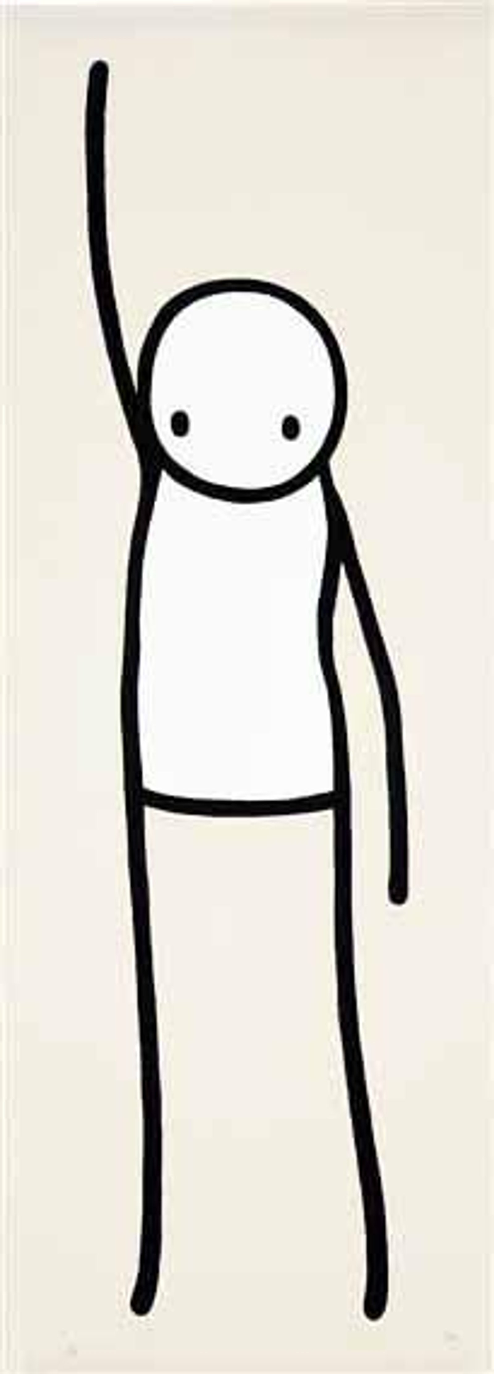 Liberty (nude) — original signed screenprint artwork by Stik, 112 x 41cm, 2013, Liberty, available at Causon Daniels