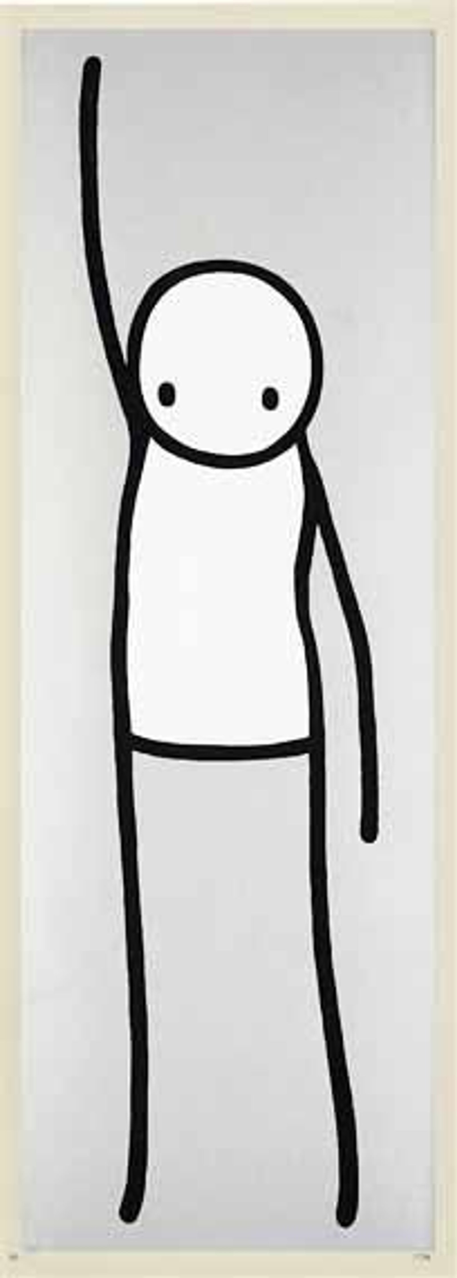 Liberty (silver) — original signed screenprint artwork by Stik, 112 x 41cm, 2013, Liberty, available at Causon Daniels