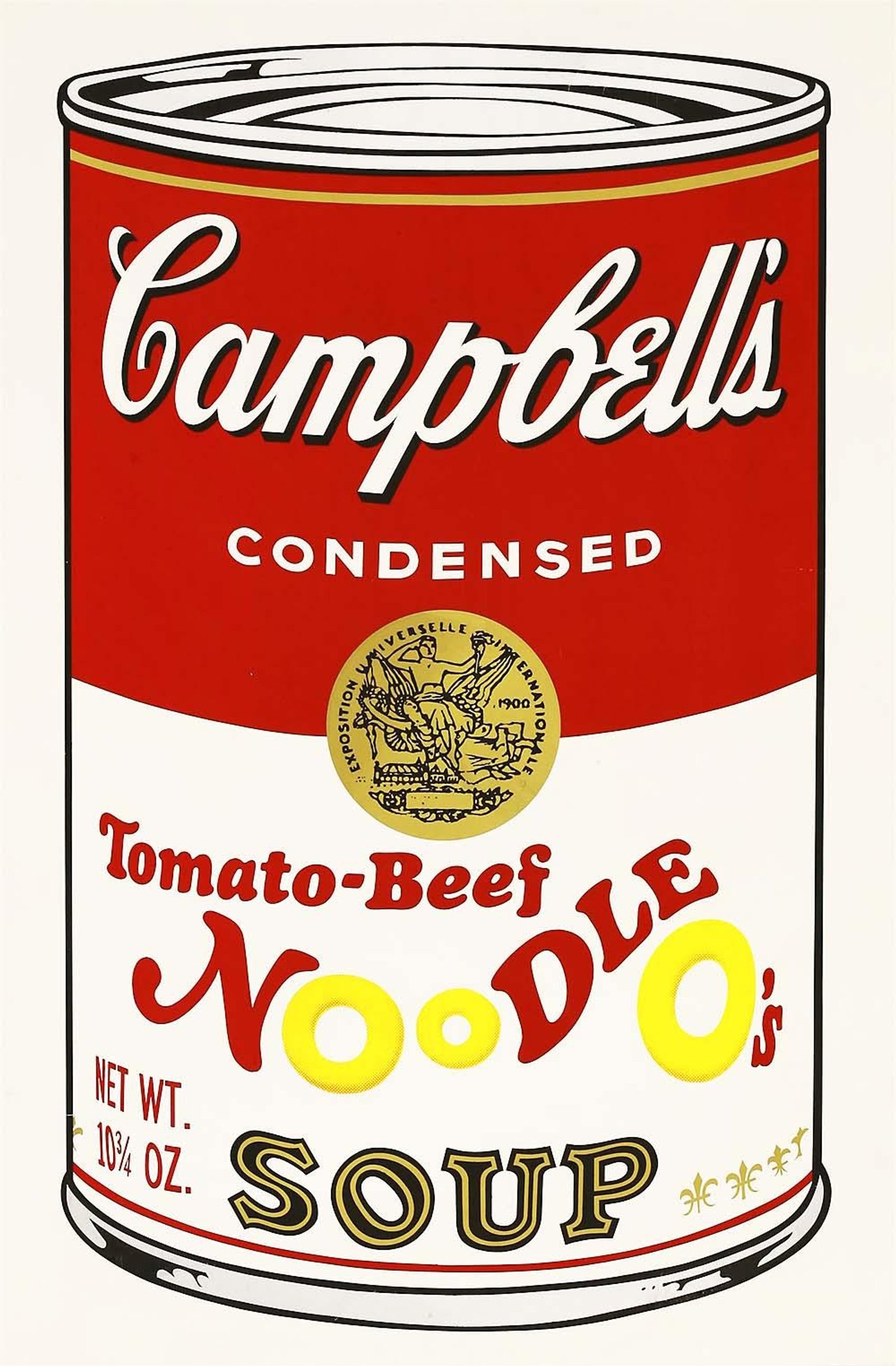 Campbell’s Soup II, Tomato Beef Noodle O’s (F. & S. II.61) — original signed screenprint artwork by Andy Warhol, 89 x 59cm, 1969, Campbell's Soup, available at Causon Daniels